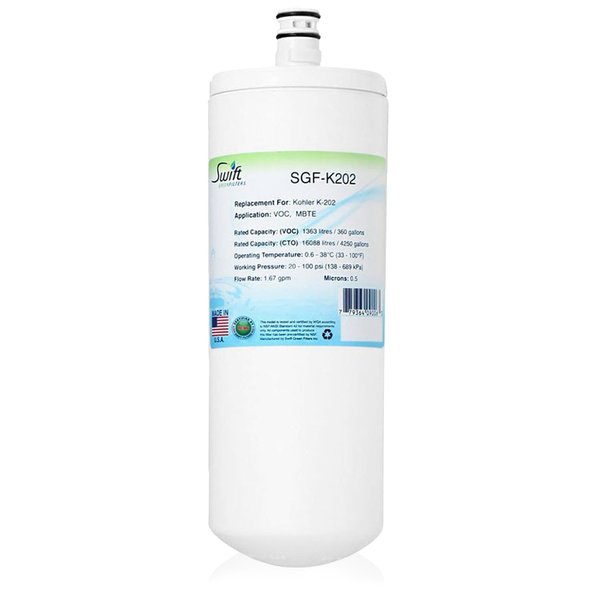 Swift Green Filters Replacement Water Filter for Kohler K-202 by Swift Green Filters SGF-K202
